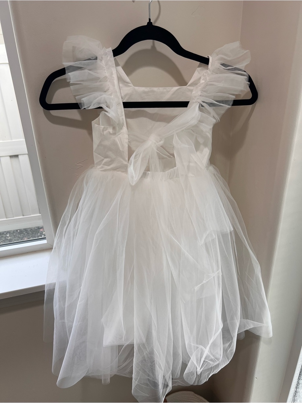 White Tulle Kids Princess Costume Dress - Picture 4 of 8